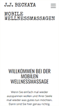 Mobile Screenshot of mobile-wellnessmassagen.com